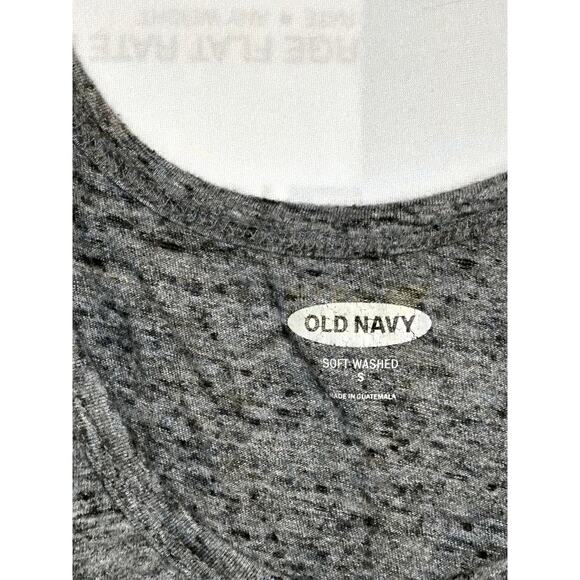 Old Navy Women’s USA Graphic Tank Top Gray Soft-Washed Small - Picture 3 of 4